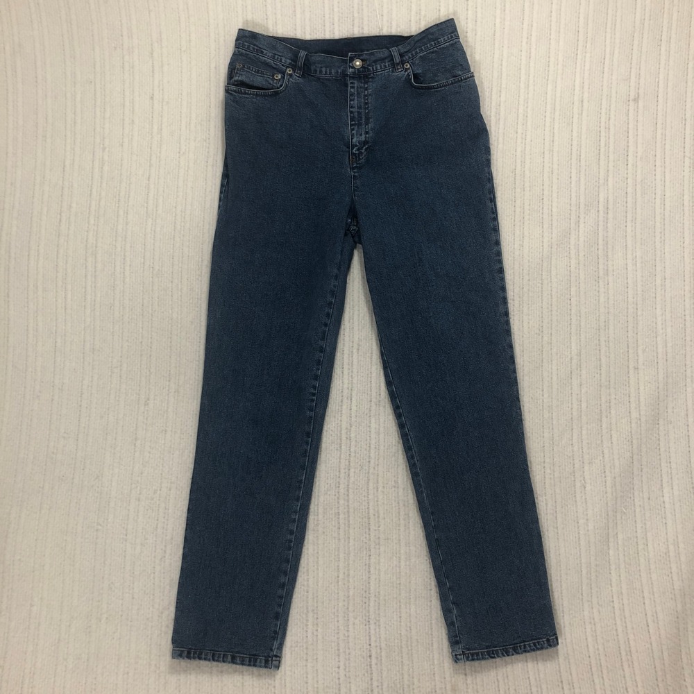 Lauren Jeans Co. Women's Relaxed Fit Denim Jeans‎ Dark Wash Classic